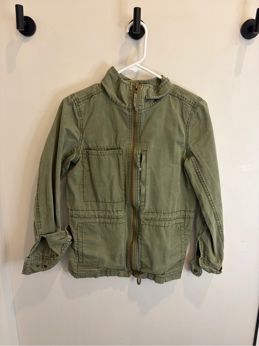 Madewell Olive Utility Jean Jacket